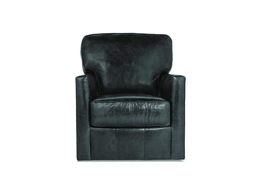 Rowe Living Room Leather Swivel Chair P340L016 Toms Price Home