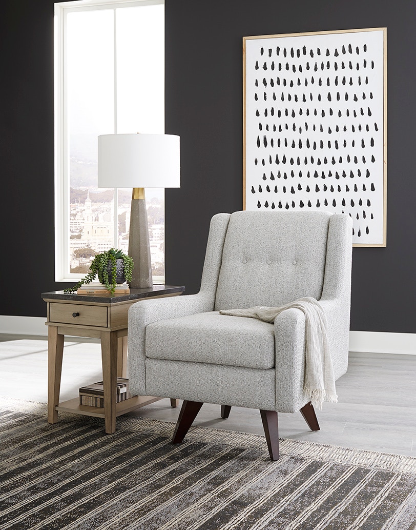 ezra velvet swivel chair