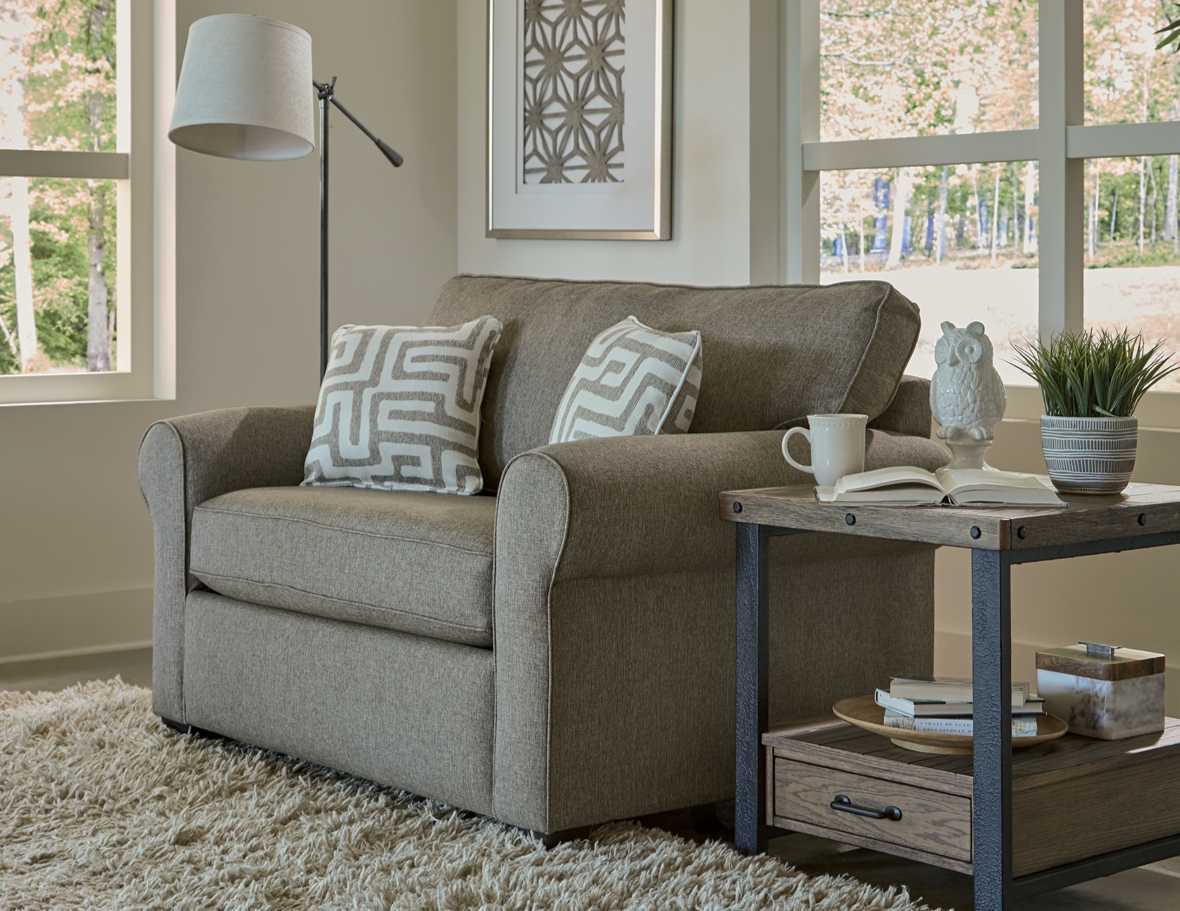 England Living Room Seabury Twin Sleeper 14007 Lynchs Furniture