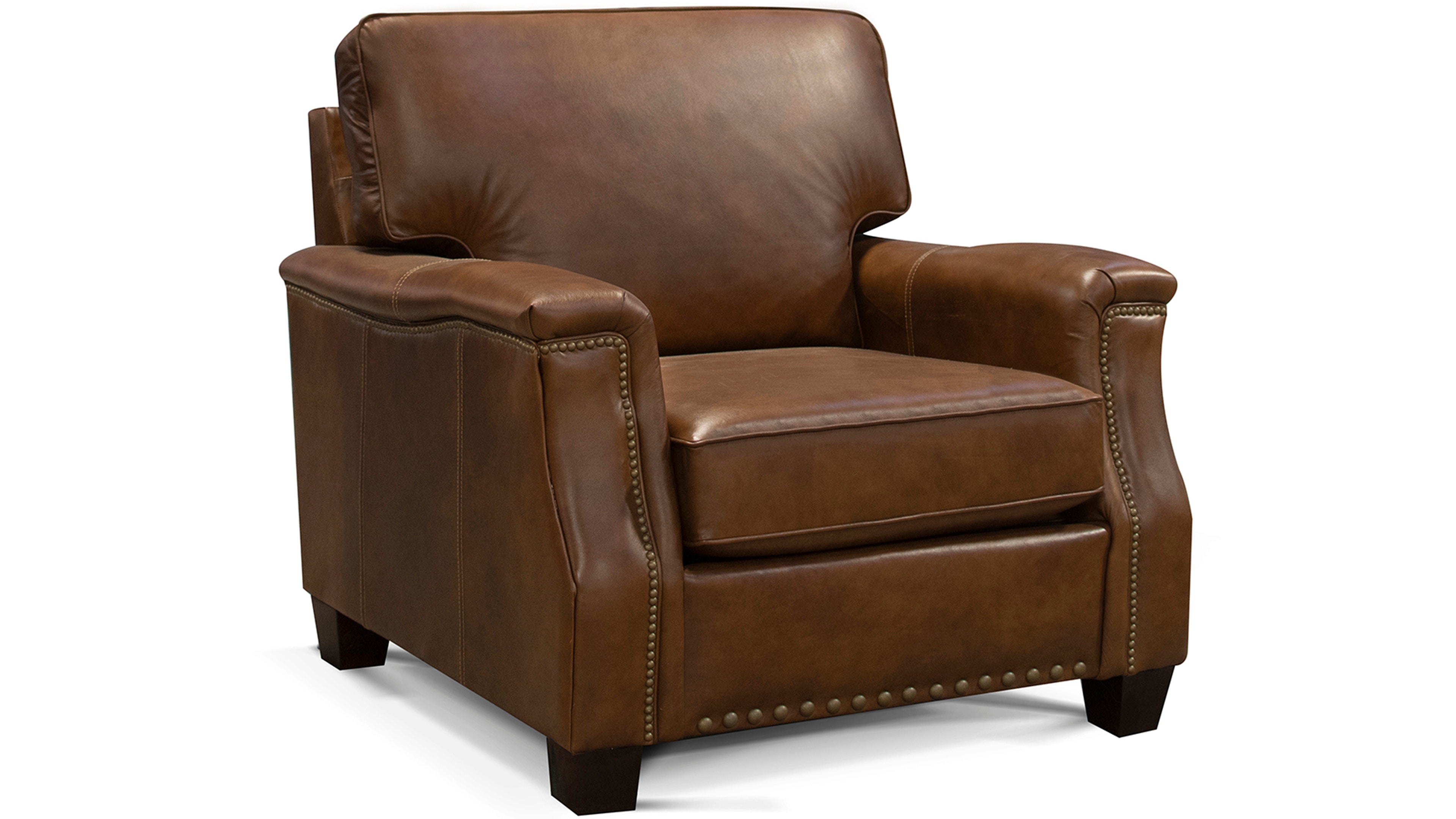 Plush leather 2024 chair