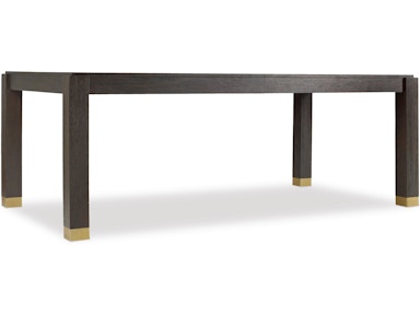  Curata Rectangle Dining Table w/2-20in leaves 1600-75200A-DKW