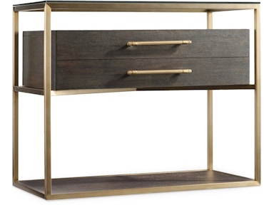  Curata One-Drawer Nightstand 1600-90016-DKW