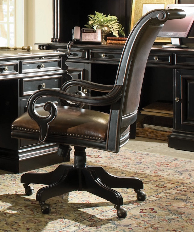 Hooker Furniture Home Office Telluride Tilt Swivel Chair 370 30