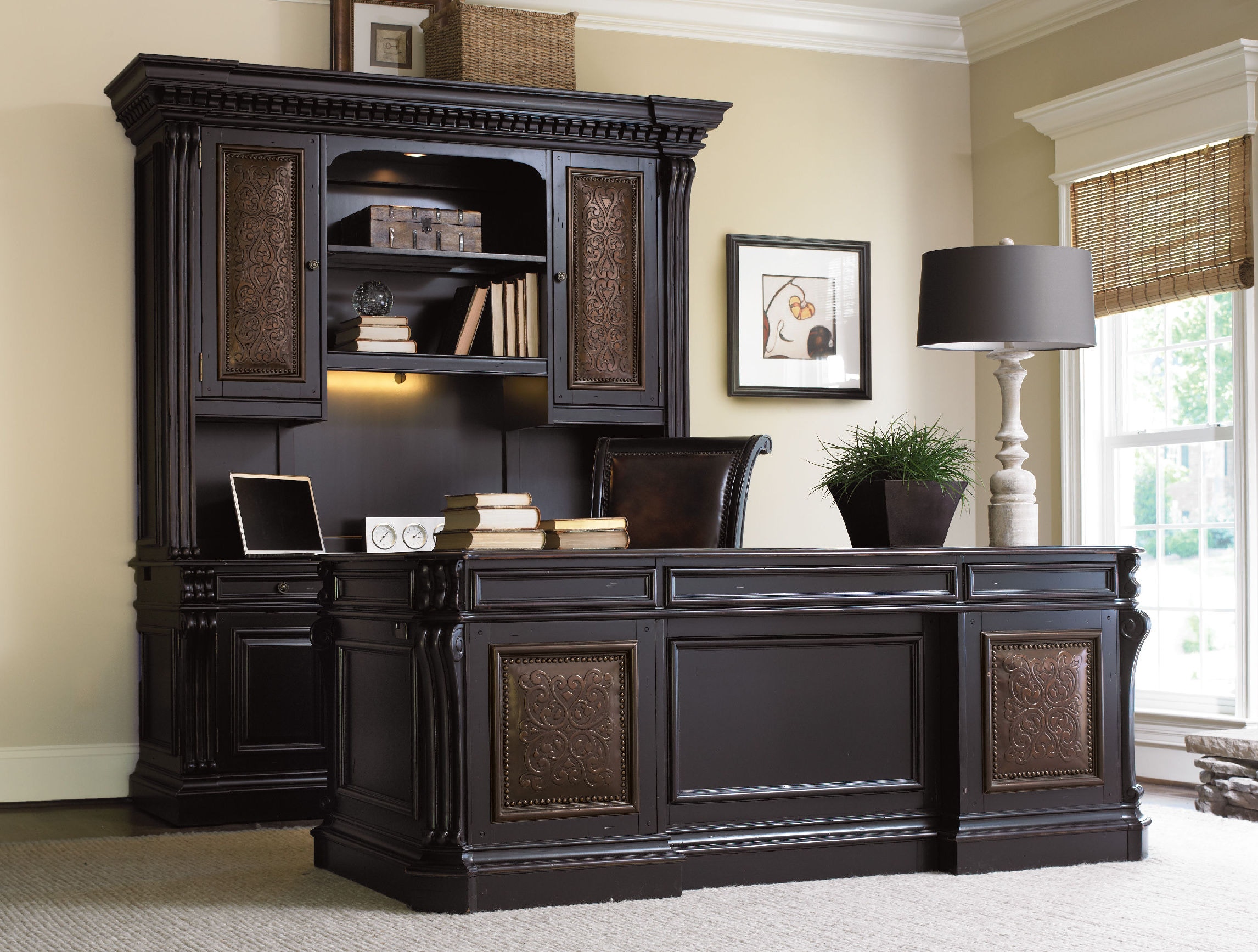 hooker furniture desk with hutch