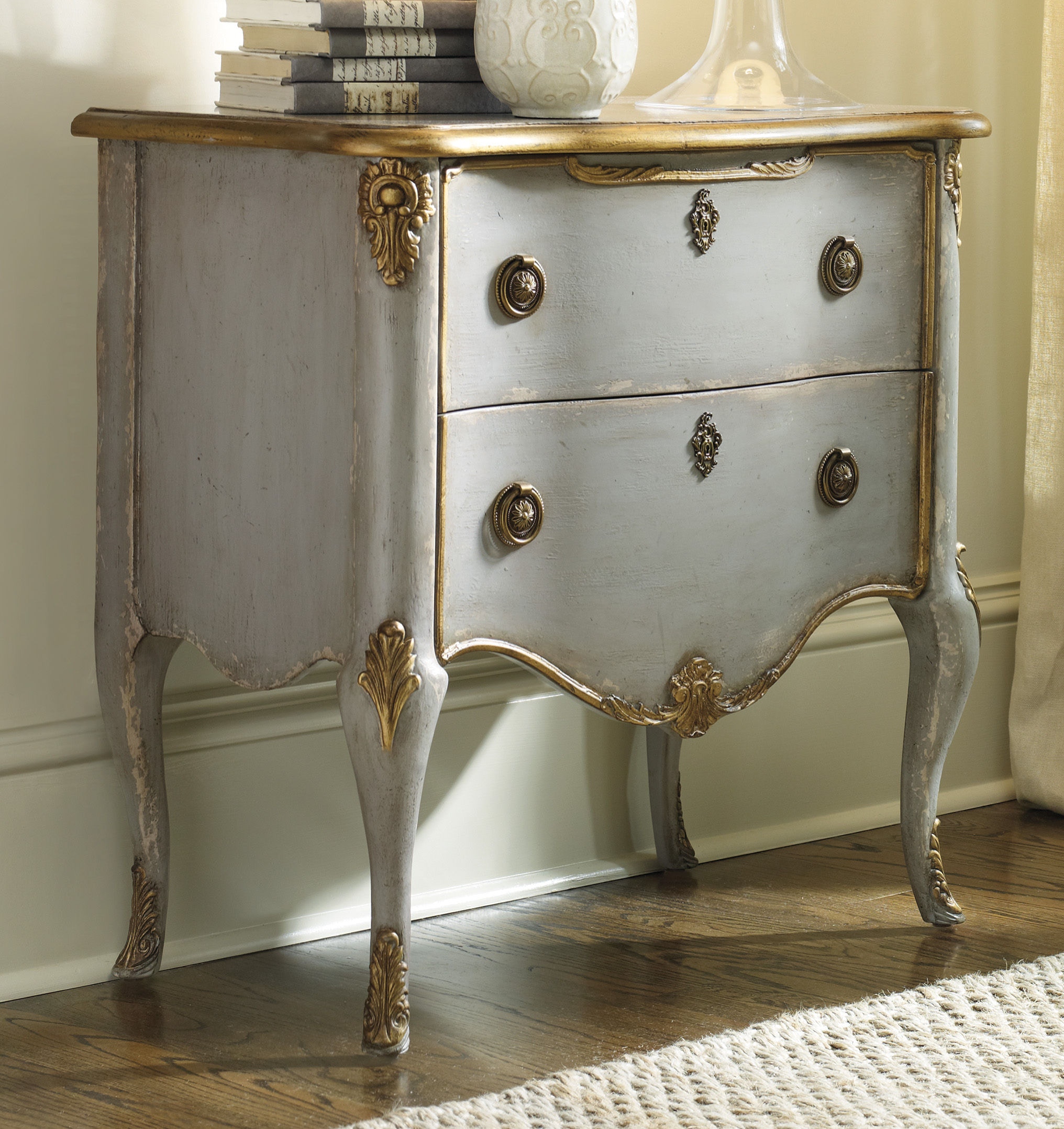 Hooker Furniture Living Room French Two Drawer Chest 500 50 887