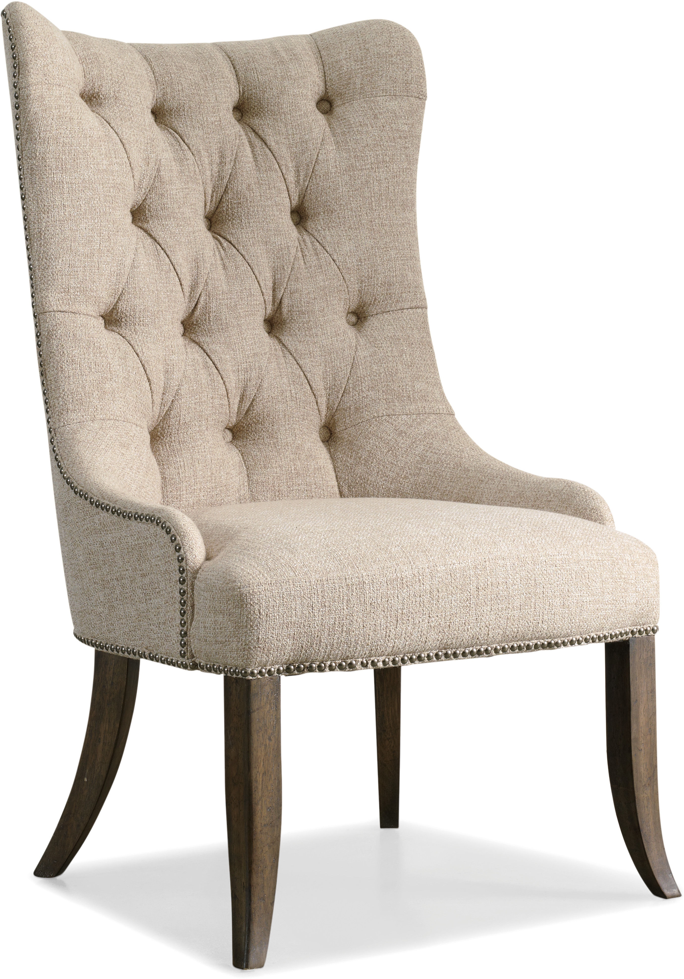 Hooker Furniture Dining Room Rhapsody Tufted Dining Chair 2 Per Carton Price Ea 5070 75511