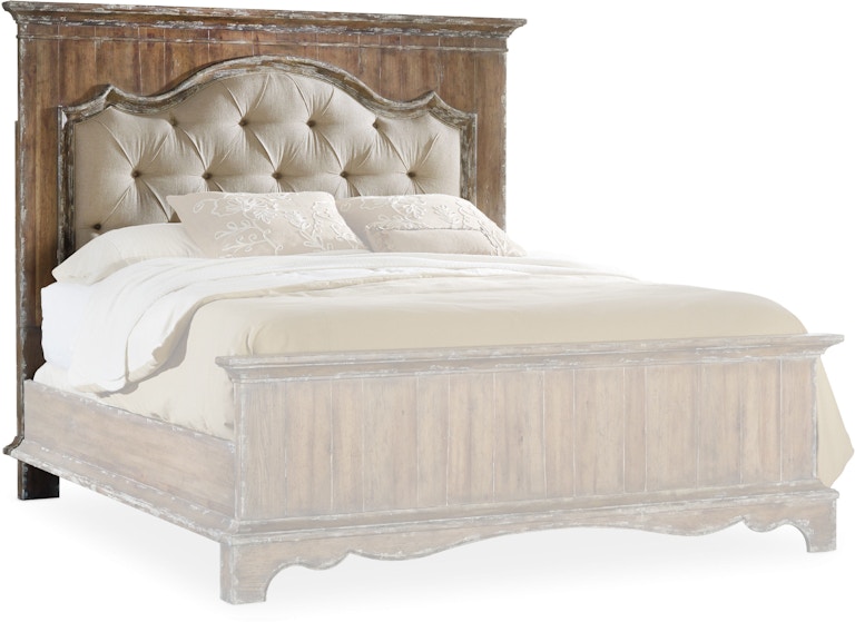 Hooker Furniture Chatelet Chatelet Queen Upholstered Mantle Panel Headboard 5300-90851