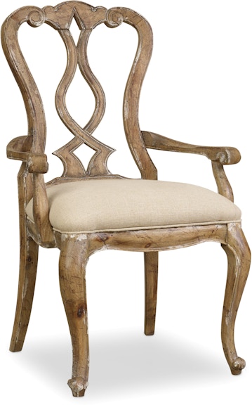 Hooker Furniture Chatelet Chatelet Splatback Arm Chair 5300-75400