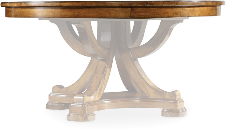 Hooker Furniture Tynecastle Tynecastle 60in Round Pedestal Dining Table Top w/1-18in Leaf 5323-75004