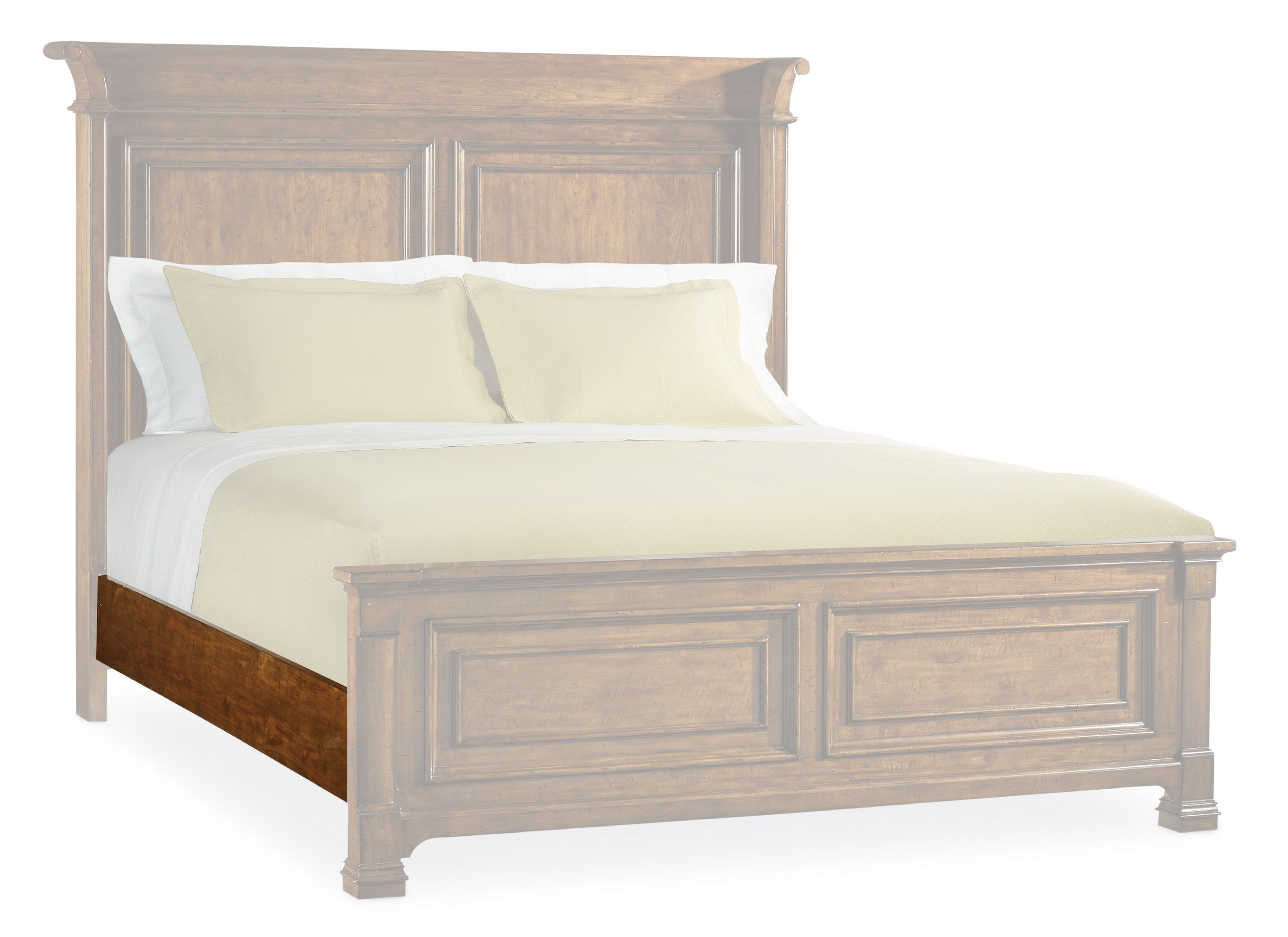ウェルスパ　ニュースキン Hooker Furniture Bedroom Tynecastle King Panel Bed 5323-90266