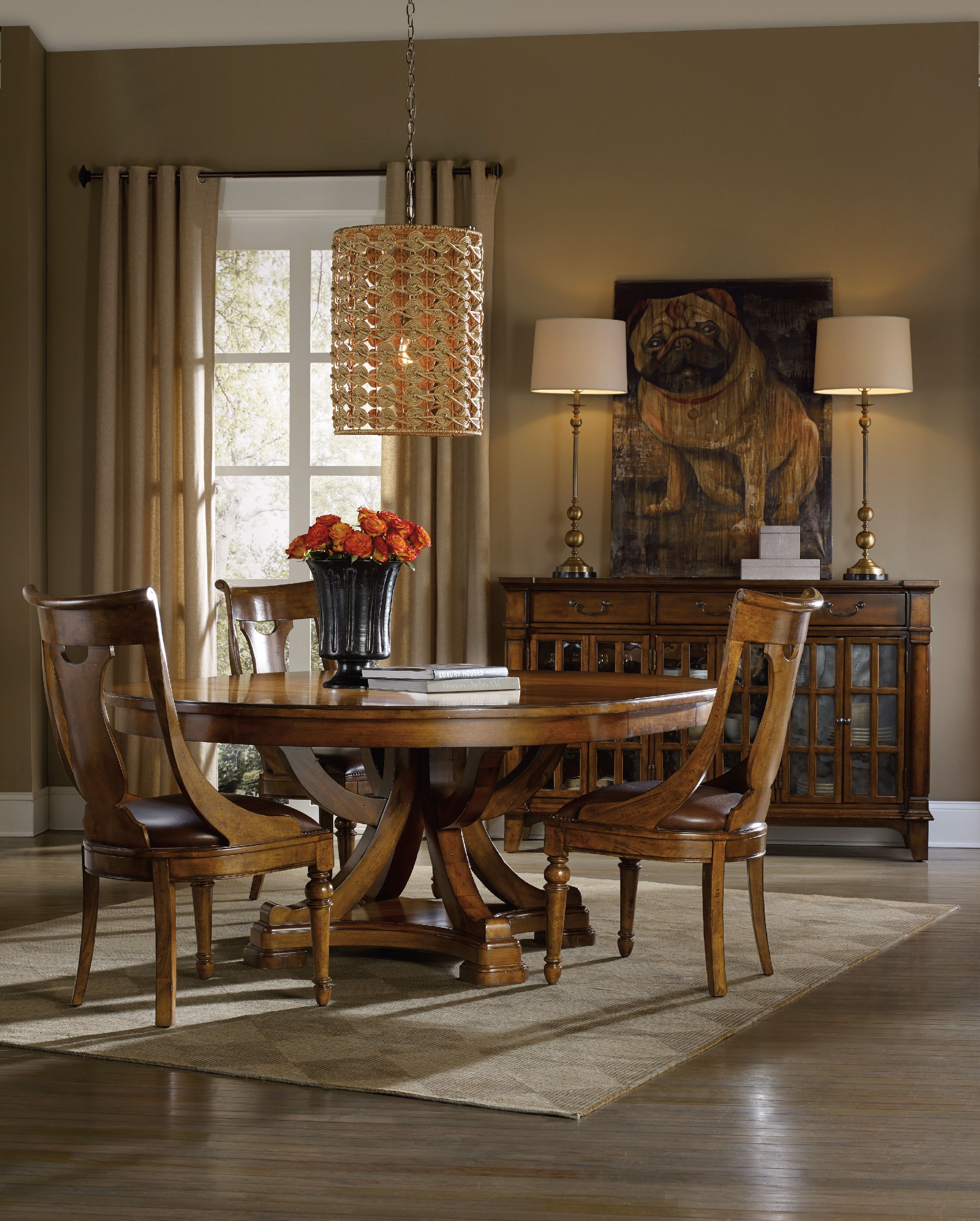 Hooker furniture store round dining table