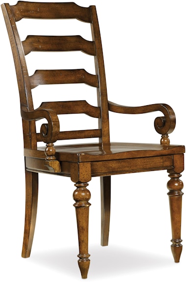 Hooker Furniture Tynecastle Tynecastle Ladderback Arm Chair 5323-75300