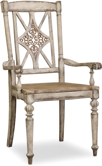 Hooker Furniture Chatelet Chatelet Fretback Arm Chair 5351-75300