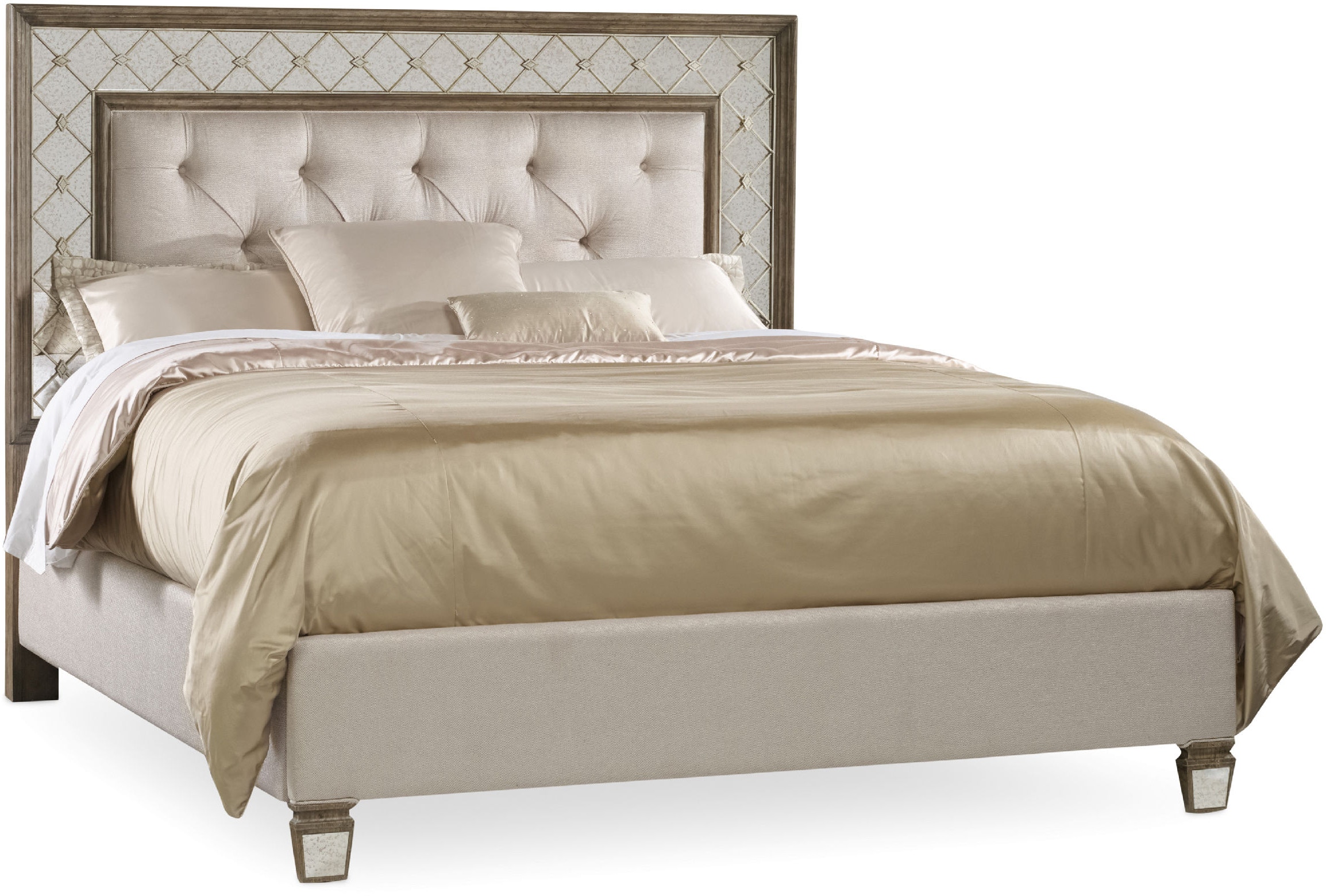 hooker bedroom furniture sanctuary king upholstered bed