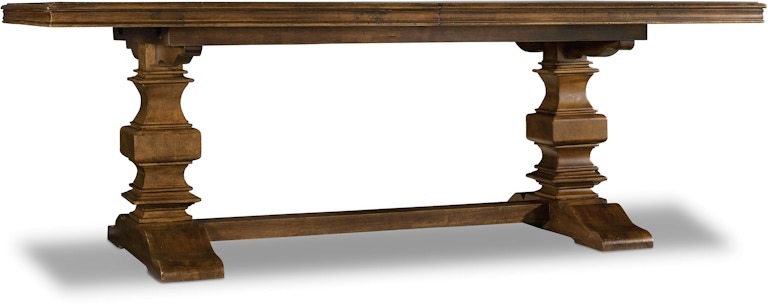 Hooker Furniture Archivist Archivist Trestle Table w/2-18in Leaves 5447-75206