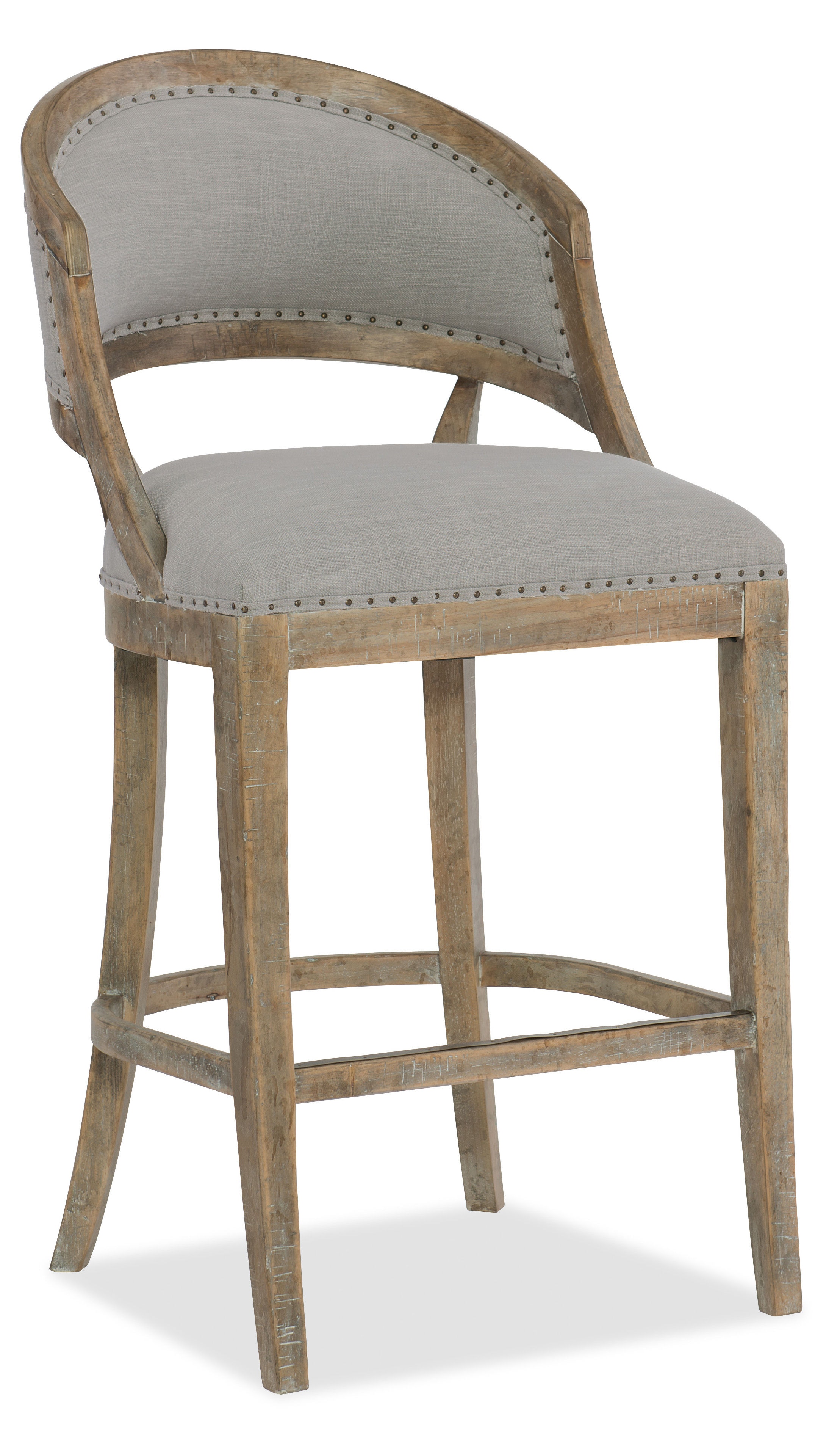 Barrel back deals counter stool