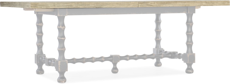 Hooker Furniture Ciao Bella 84in Trestle Table Top w/ 2-18in Leaves 5805-75200T-80 5805-75200T-80