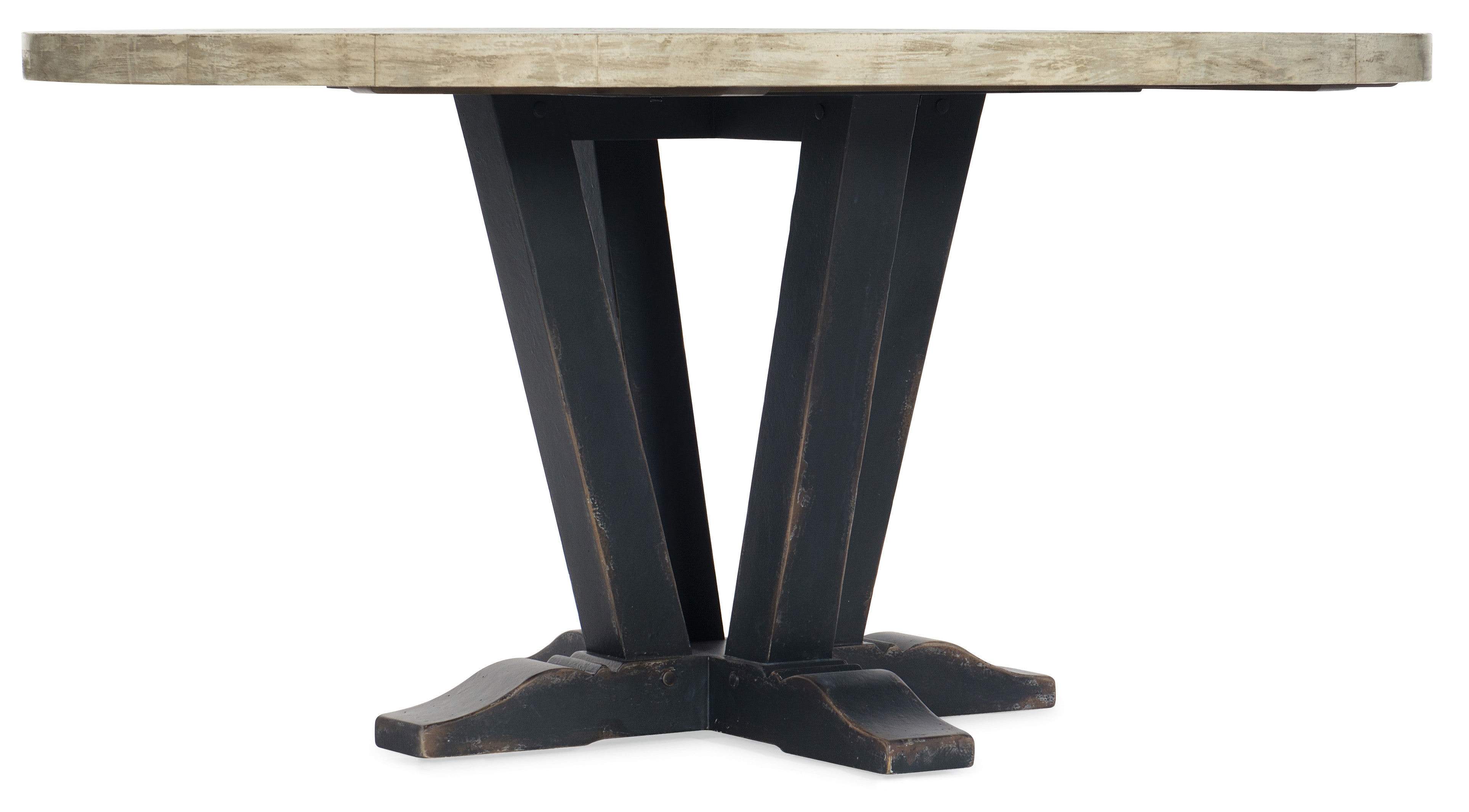 Black 60 inch round deals dining table