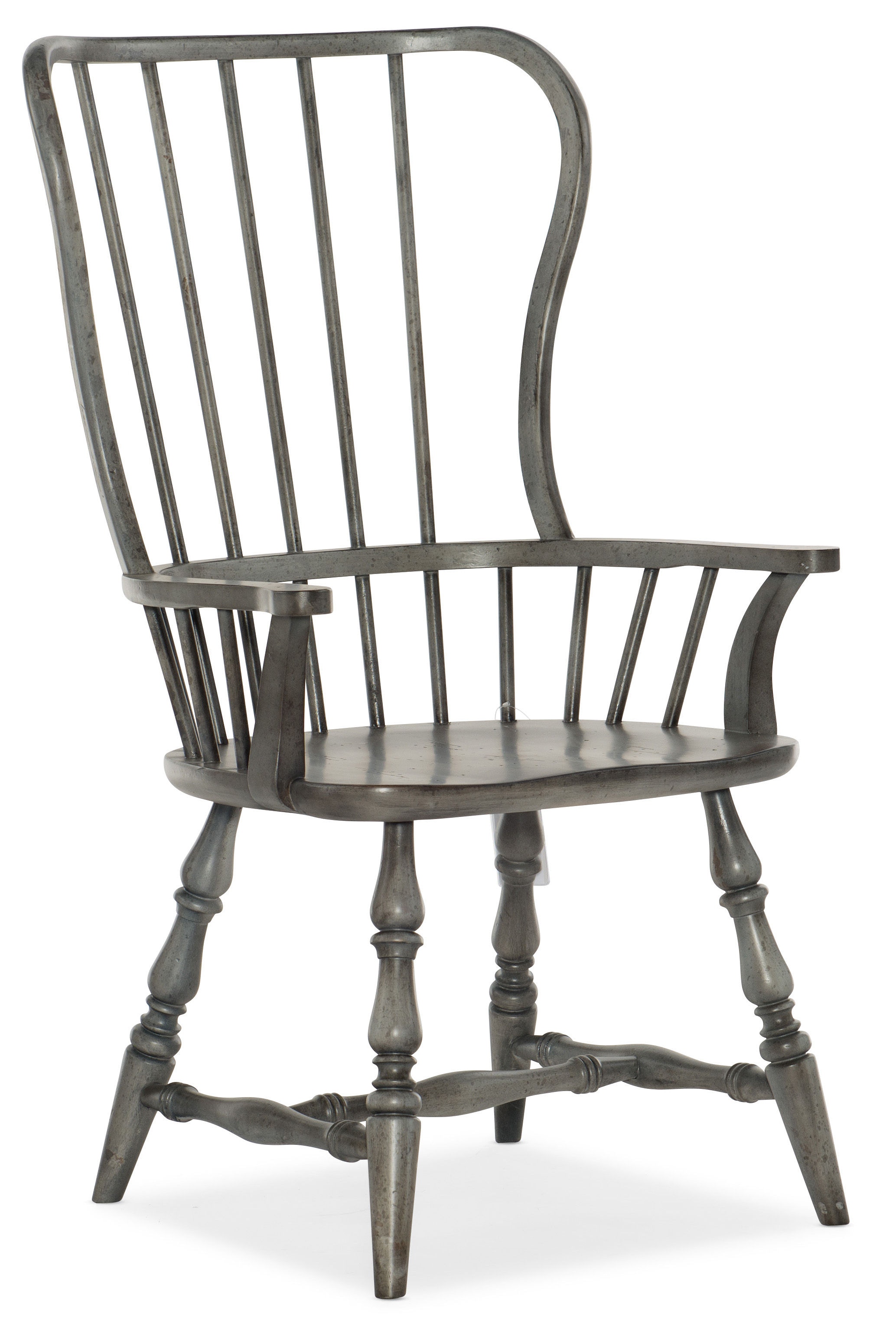 spindle back chair with arms