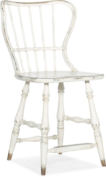 Hooker Furniture Ciao Bella Ciao Bella Spindle Back Counter Stool-White 5805-75351-02