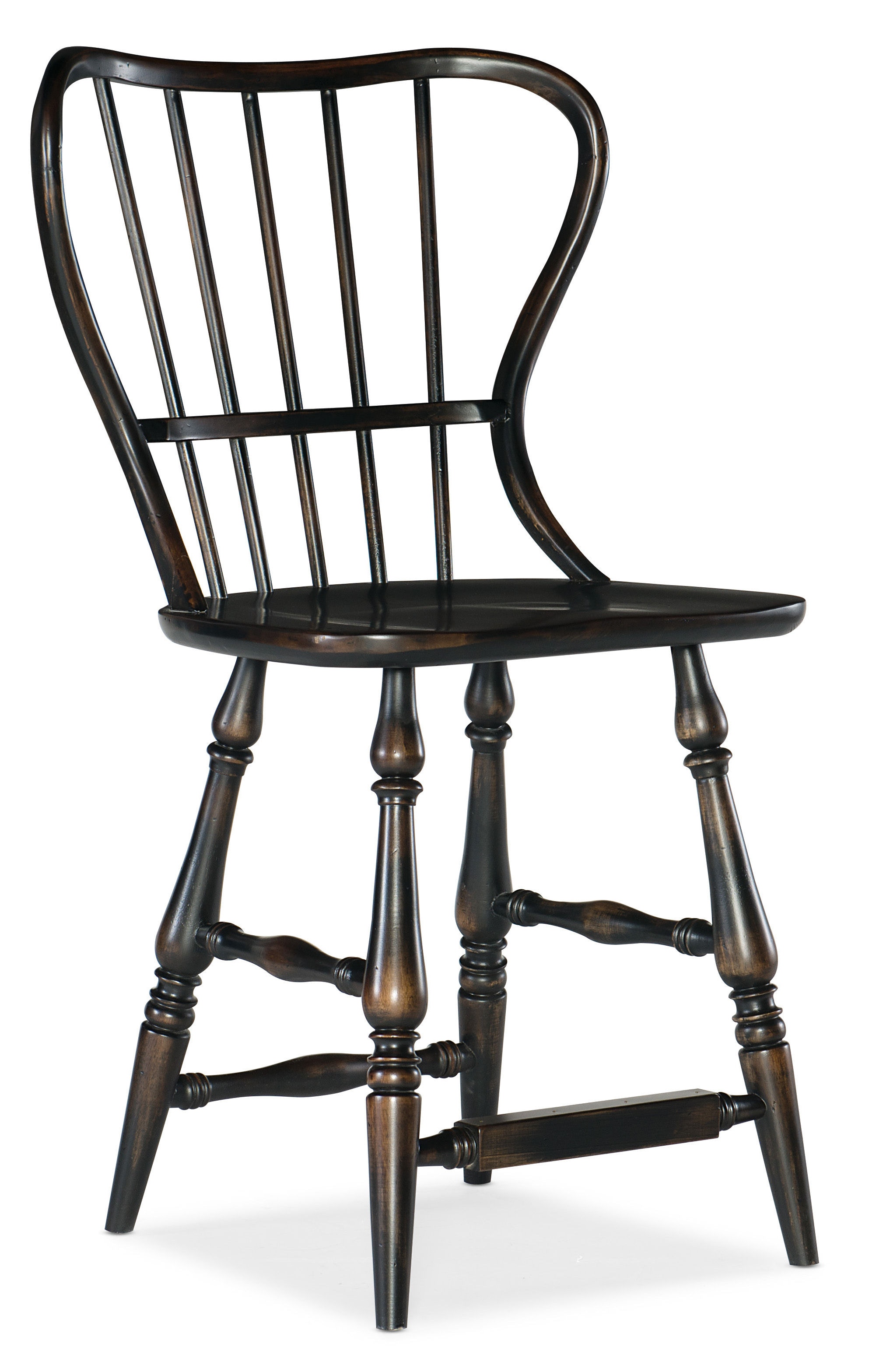 Ciao Bella Spindle Back Counter Stool Black