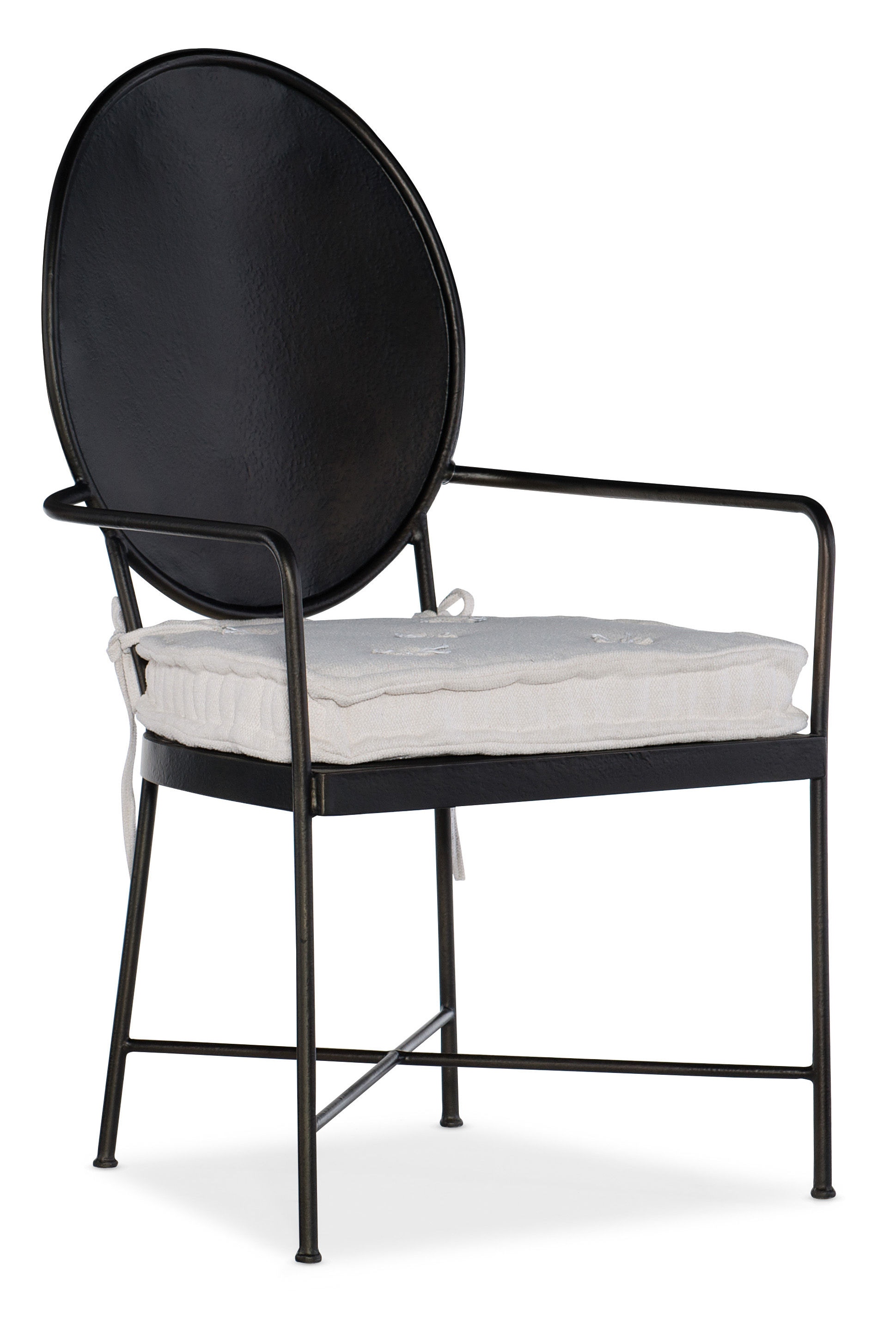 metal arm dining chair