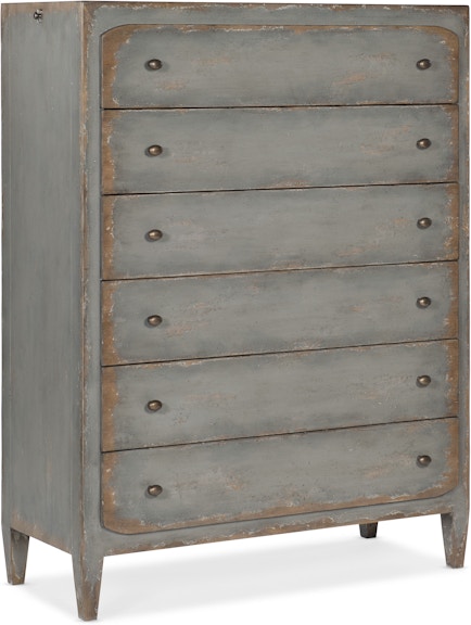 Hooker Furniture Ciao Bella Ciao Bella Six-Drawer Chest- Speckled Gray 5805-90010-95