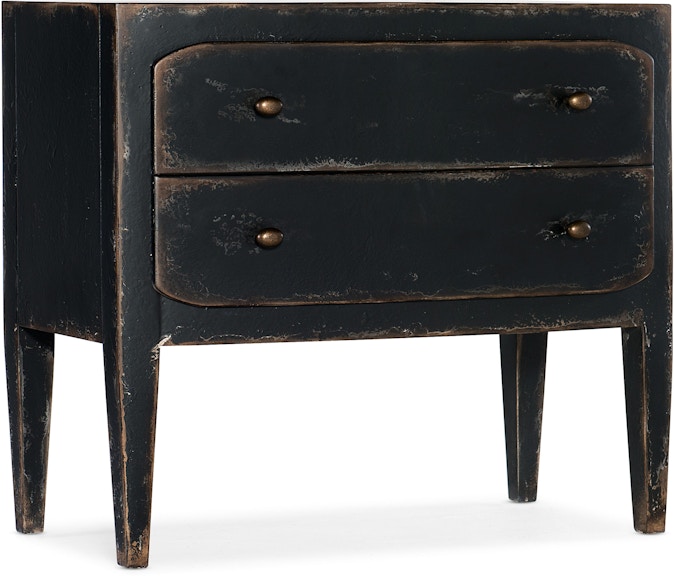 Hooker Furniture Ciao Bella Ciao Bella Two-Drawer Nightstand- Black 5805-90016-99