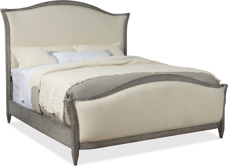 Hooker Furniture Ciao Bella Ciao Bella King Upholstered Bed- Speckled Gray 5805-90866-96