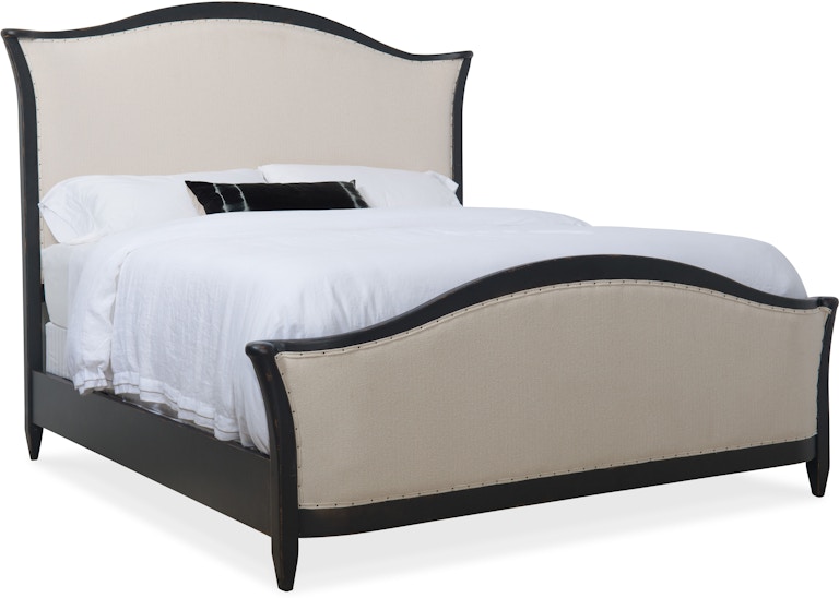 Hooker Furniture Bedroom Ciao Bella King Upholstered Bed- Black