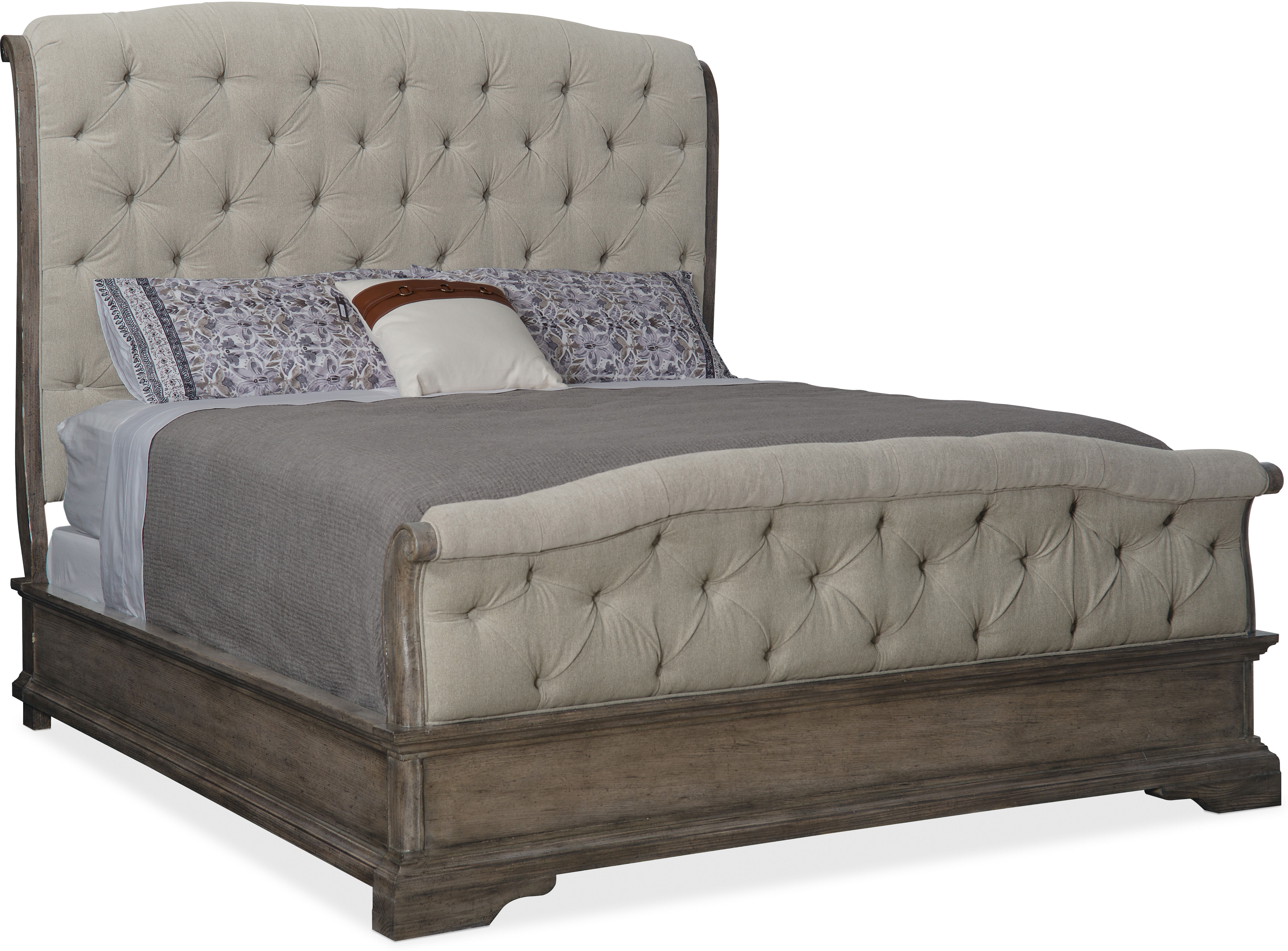 Hooker Furniture Bedroom Woodlands Cal King Upholstered Bed 5820 90860 84