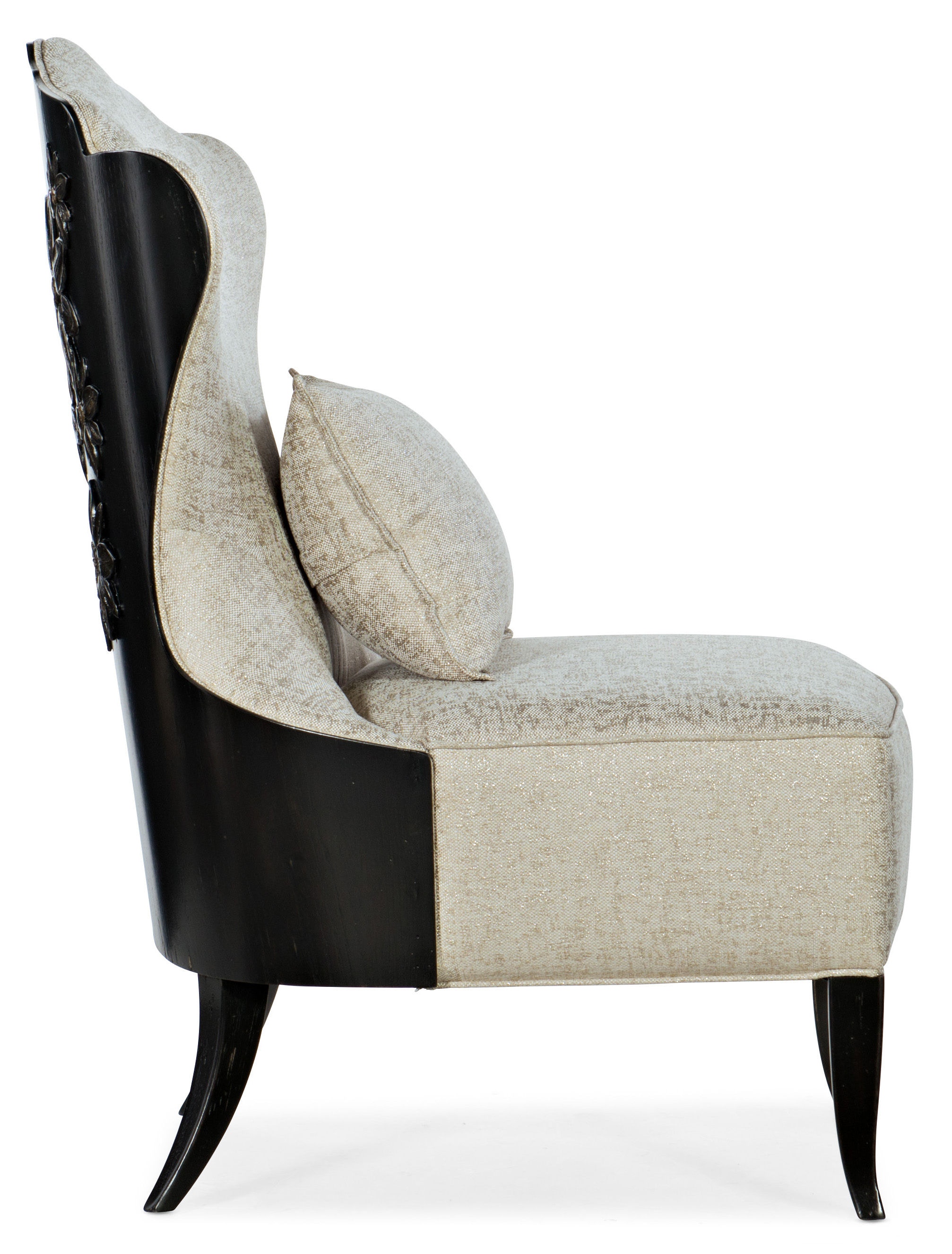 Hooker Furniture Living Room Sanctuary Belle Fleur Slipper Chair 5845