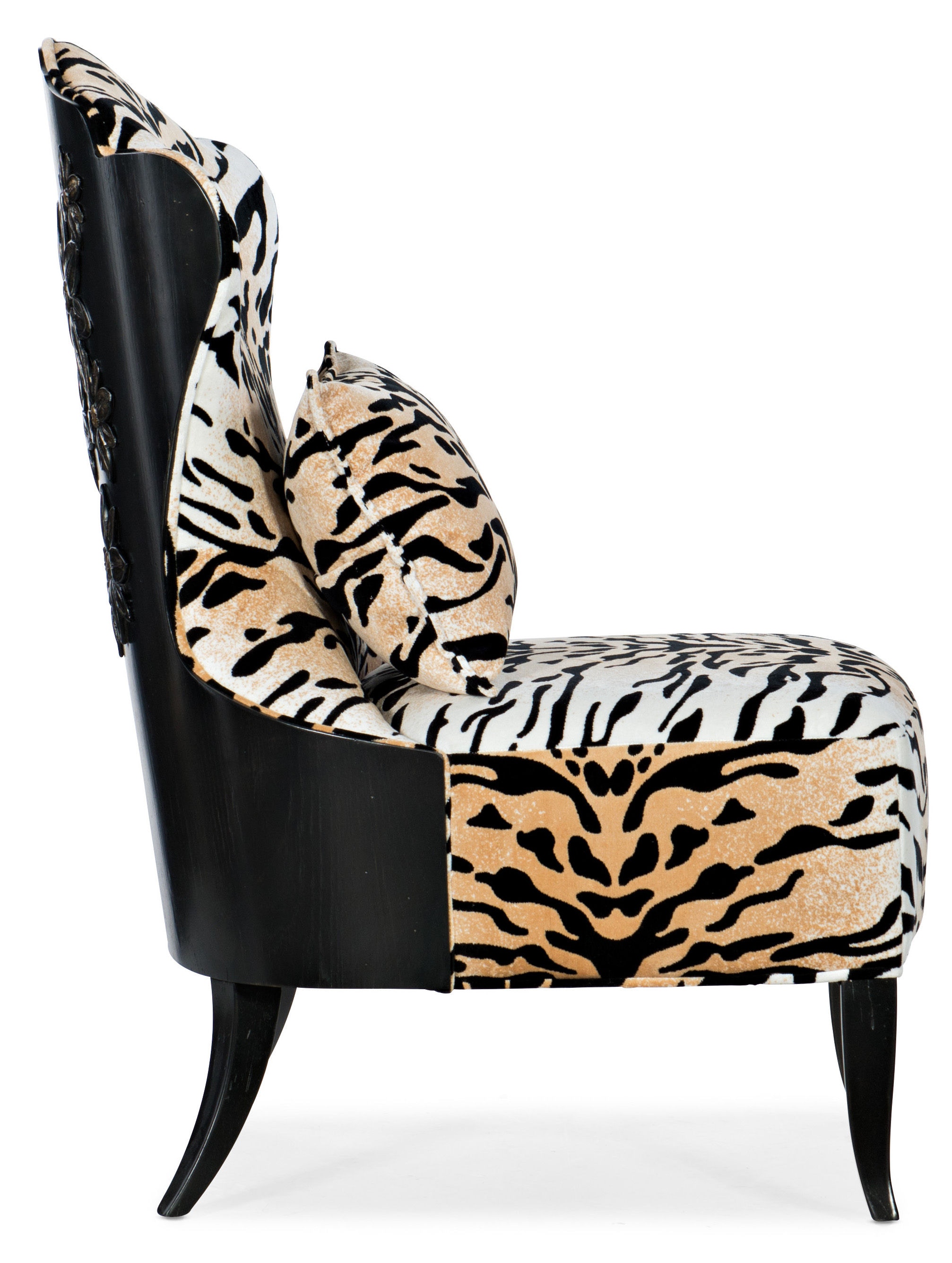 zebra slipper chair