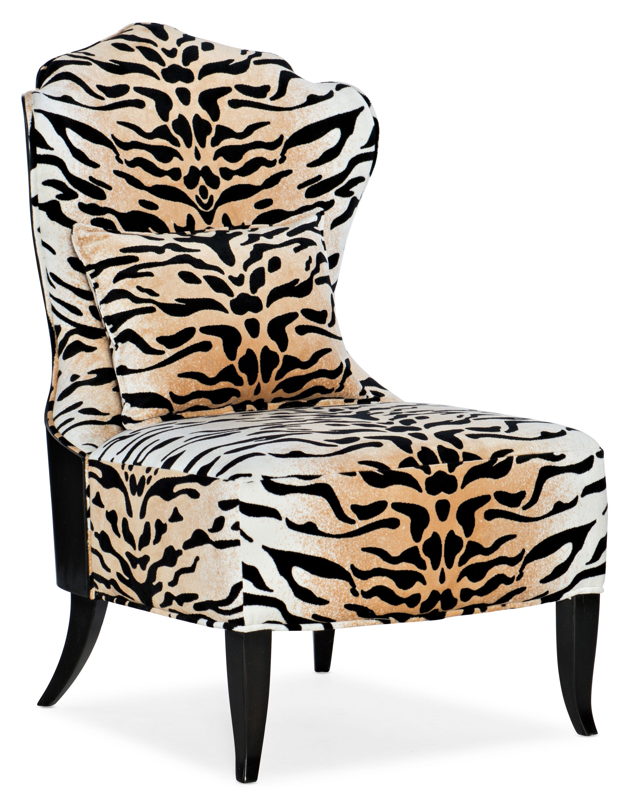 animal print slipper chair