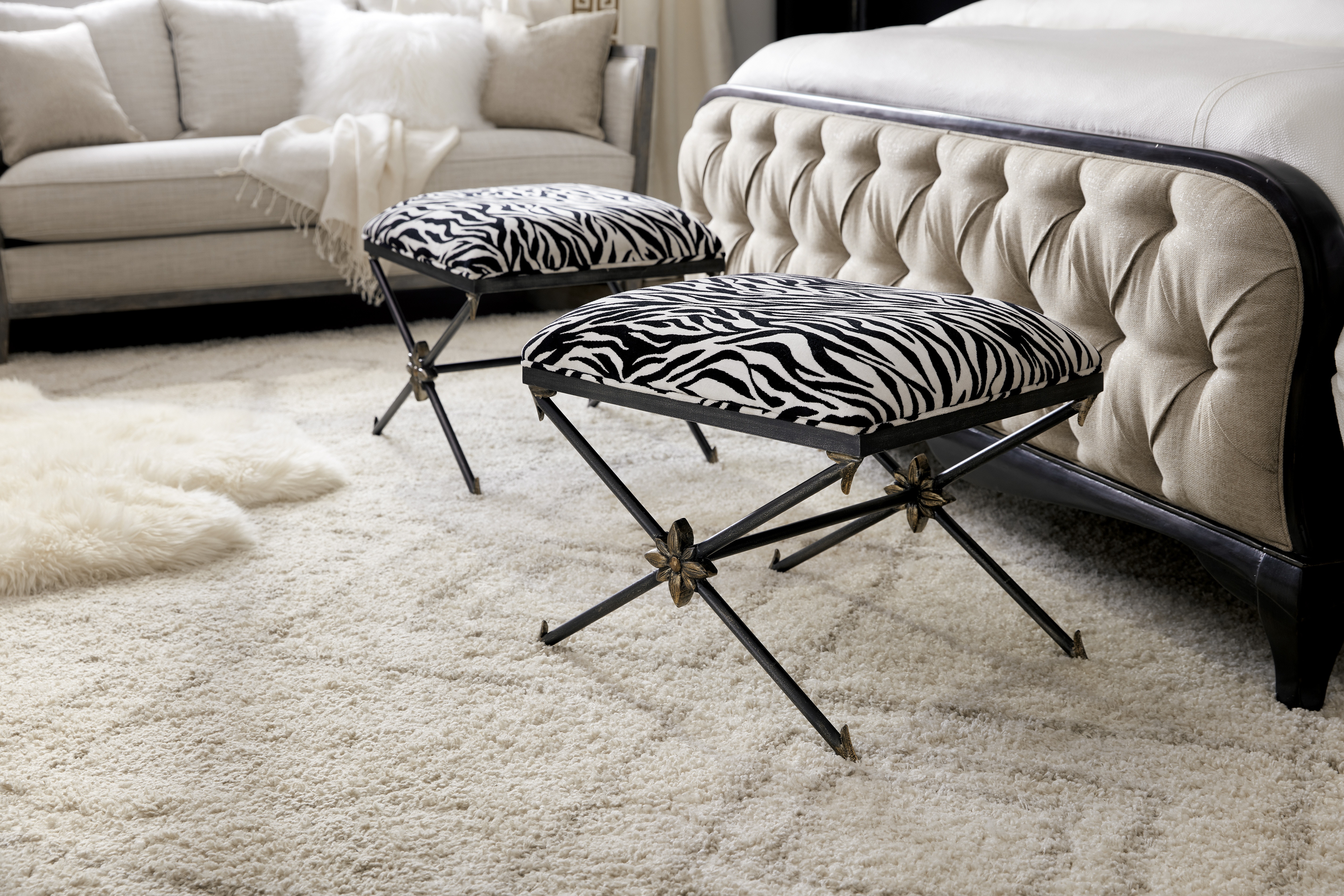 Picture of ZEBRA BED BENCH