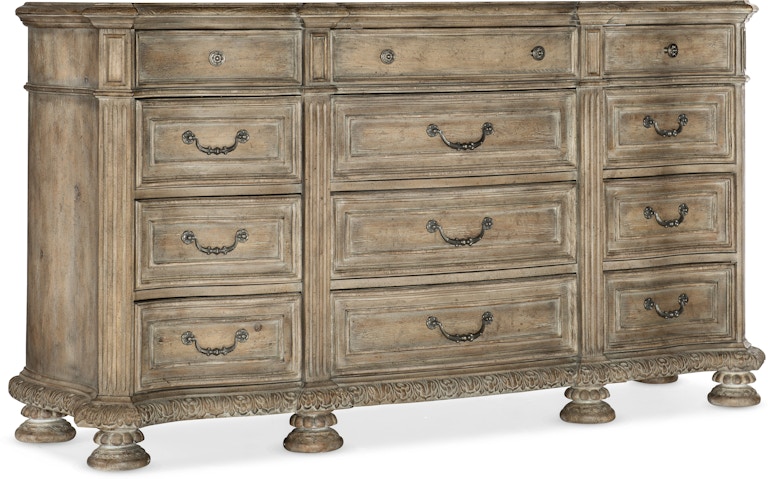 Hooker Furniture Castella Castella Twelve Drawer Dresser 5878-90002-80