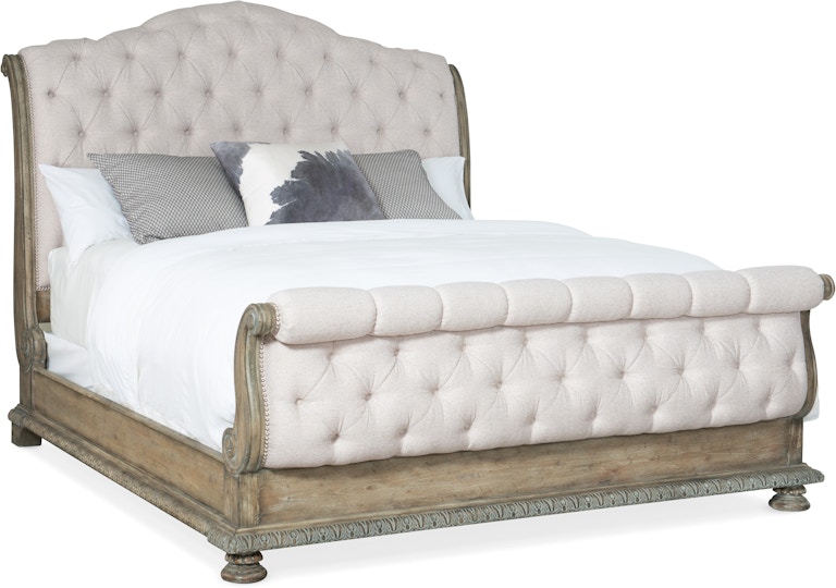 Hooker Furniture Castella Castella King Tufted Bed 5878-90566-80