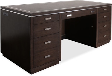 Hooker Furniture, Olantio Office Sullivan Executive Desk in Cherry —  Homenclature