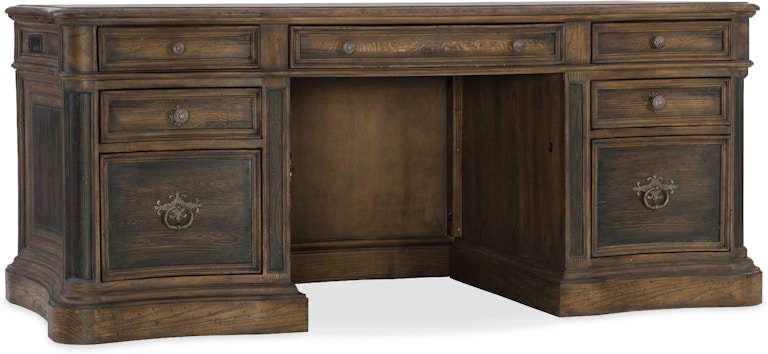 Hooker Furniture Hill Country St. Hedwig Executive Desk 5960-10563-MULTI
