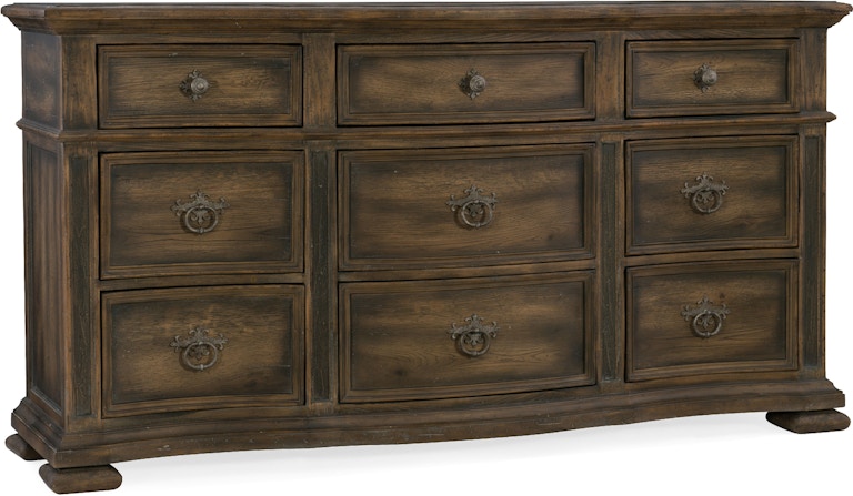 Hooker Furniture Hill Country Williamson Nine-Drawer Dresser 5960-90002-MULTI