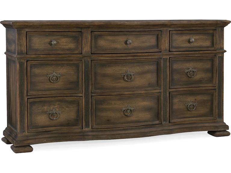 Hooker Furniture Bedroom Williamson Nine-Drawer Dresser 5960-90002-MULTI - Woodbridge Interiors Hooker Furniture Bedroom Williamson Nine-Drawer Dresser 5960-90002-MULTI - Woodbridge Interiors