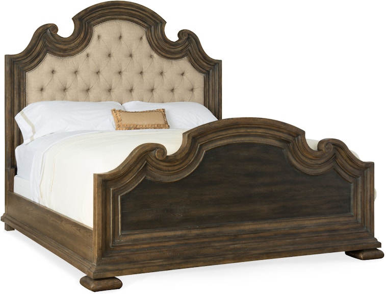 Hooker Furniture Hill Country Fair Oaks King Upholstered Bed 5960-90866-MULTI