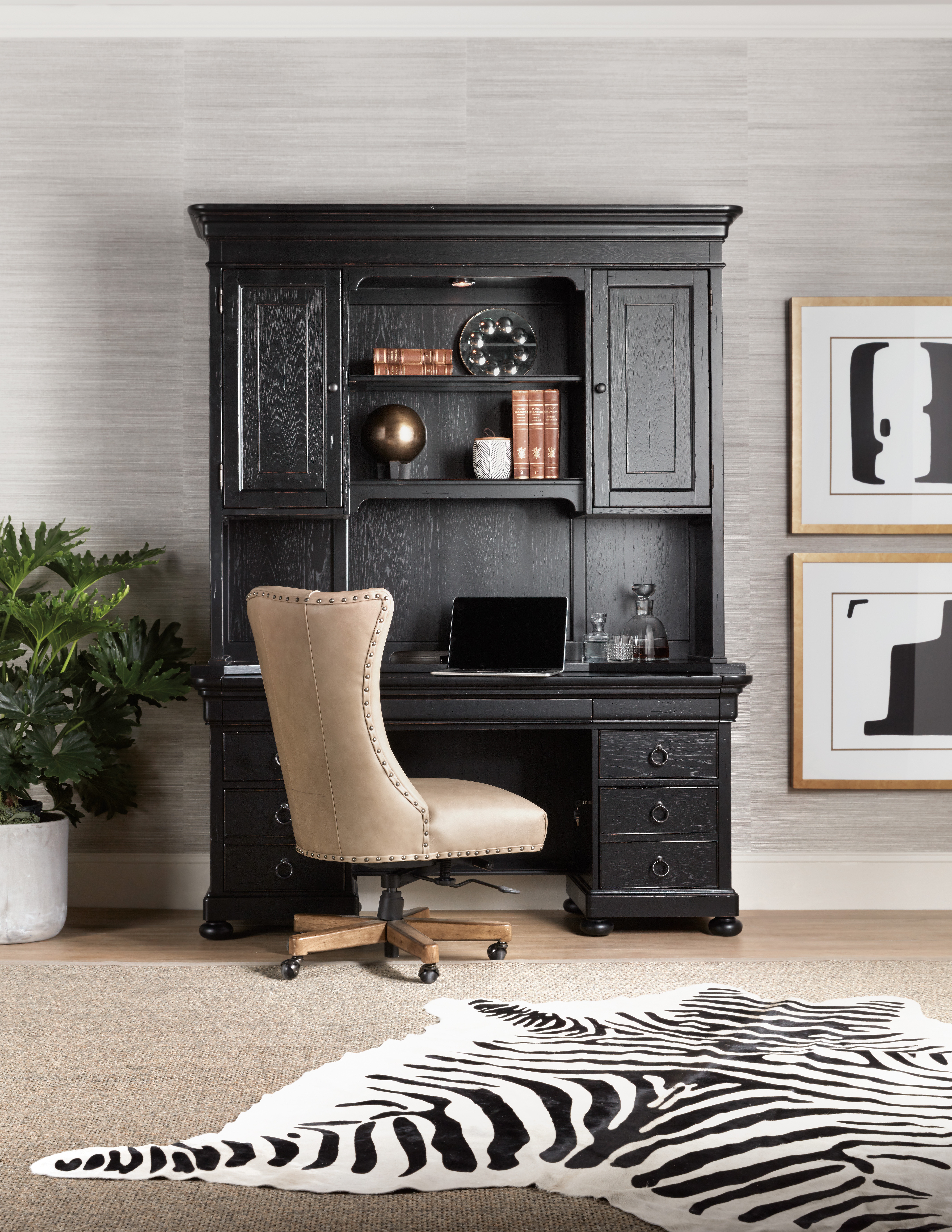 Home Office Bristowe Computer Credenza 59711046499 Swann's