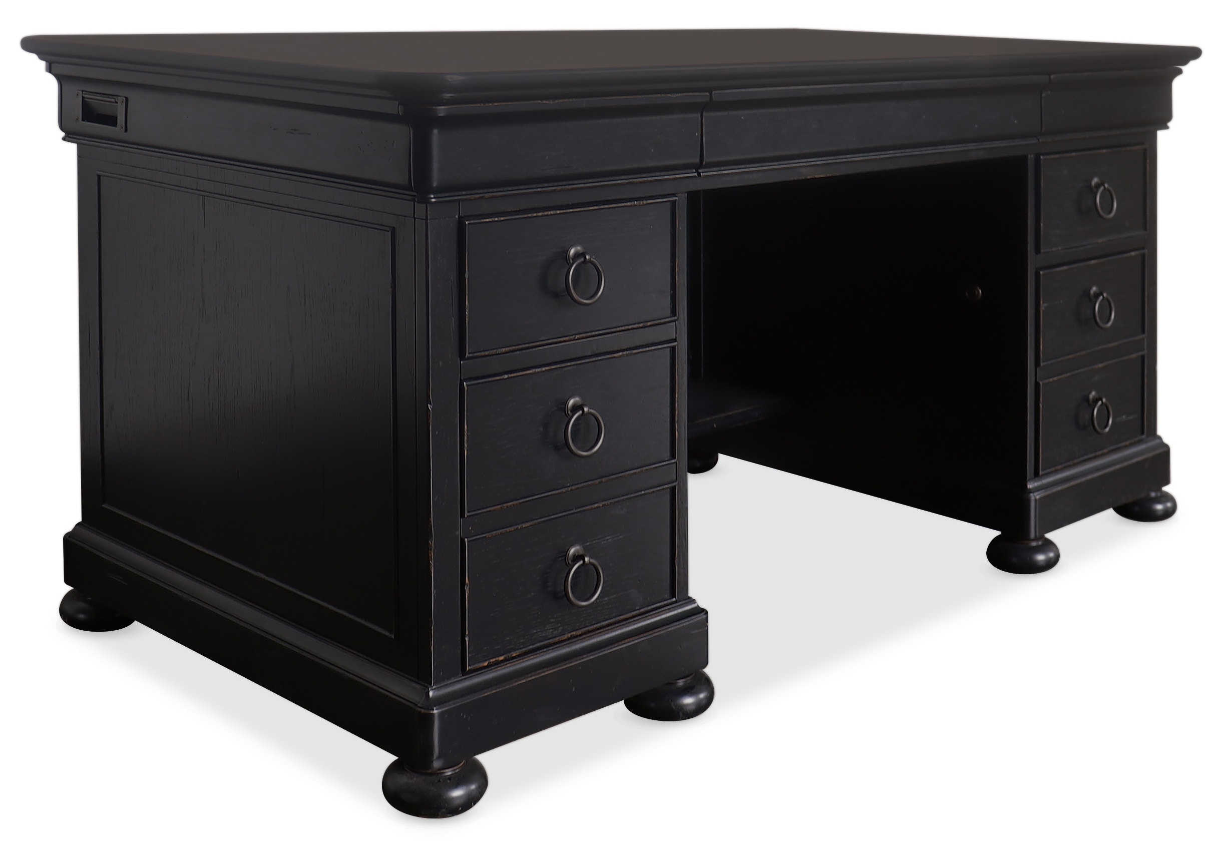 Black deals executive desk