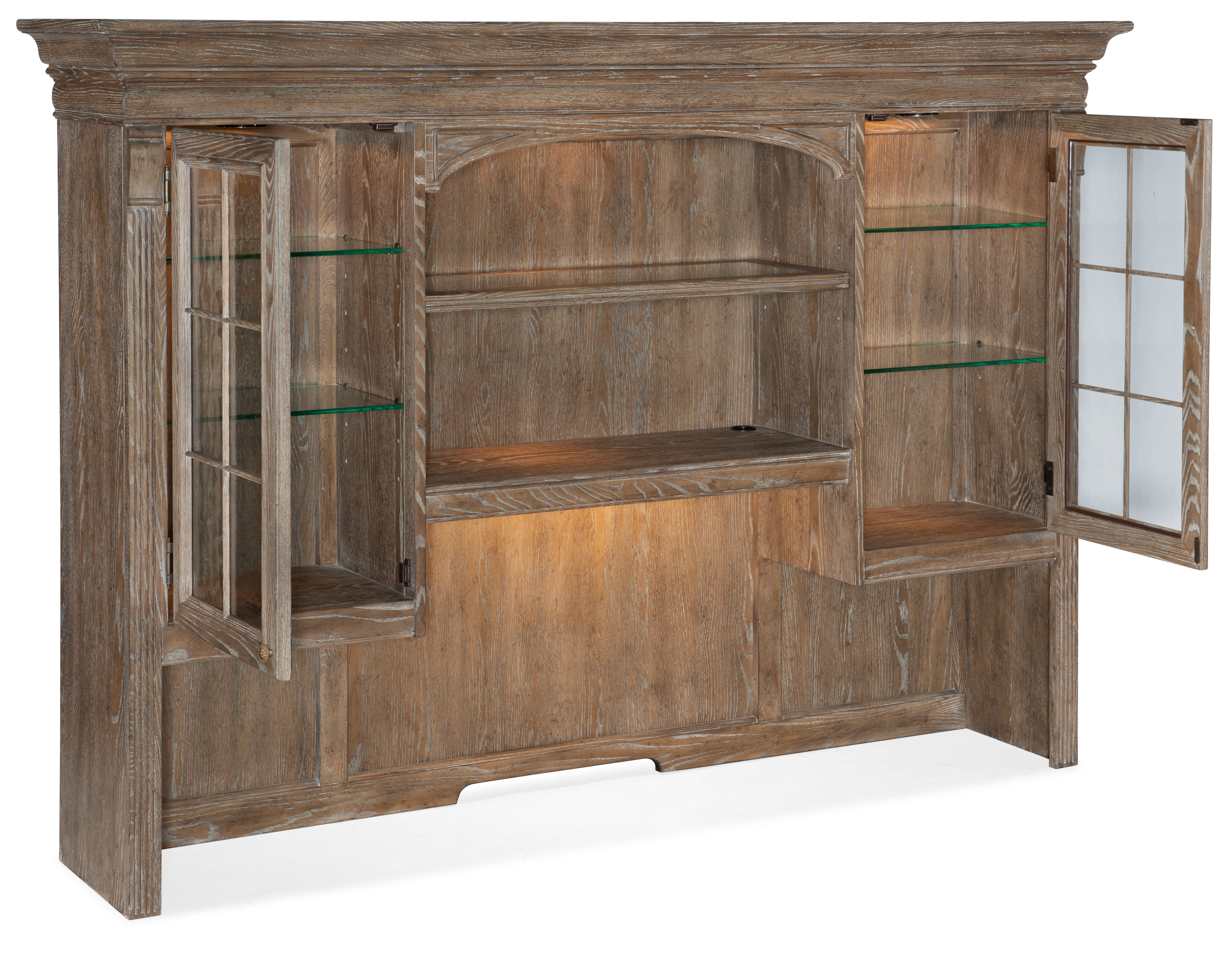 Hooker Furniture Home Office Sutter Credenza Hutch 5981-10467-80
