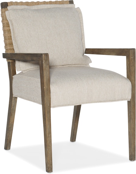 Hooker Furniture Sundance Woven Back Arm Chair-2 per ctn/price ea 6015-75301-89 6015-75301-89