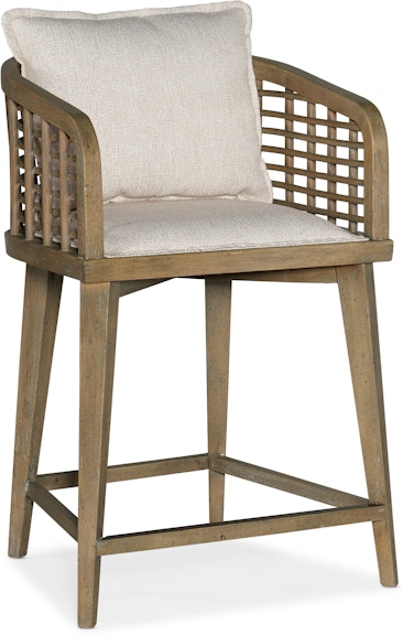 Hooker Furniture Sundance Barrel Back Counter Stool 6015-75350-89 6015-75350-89