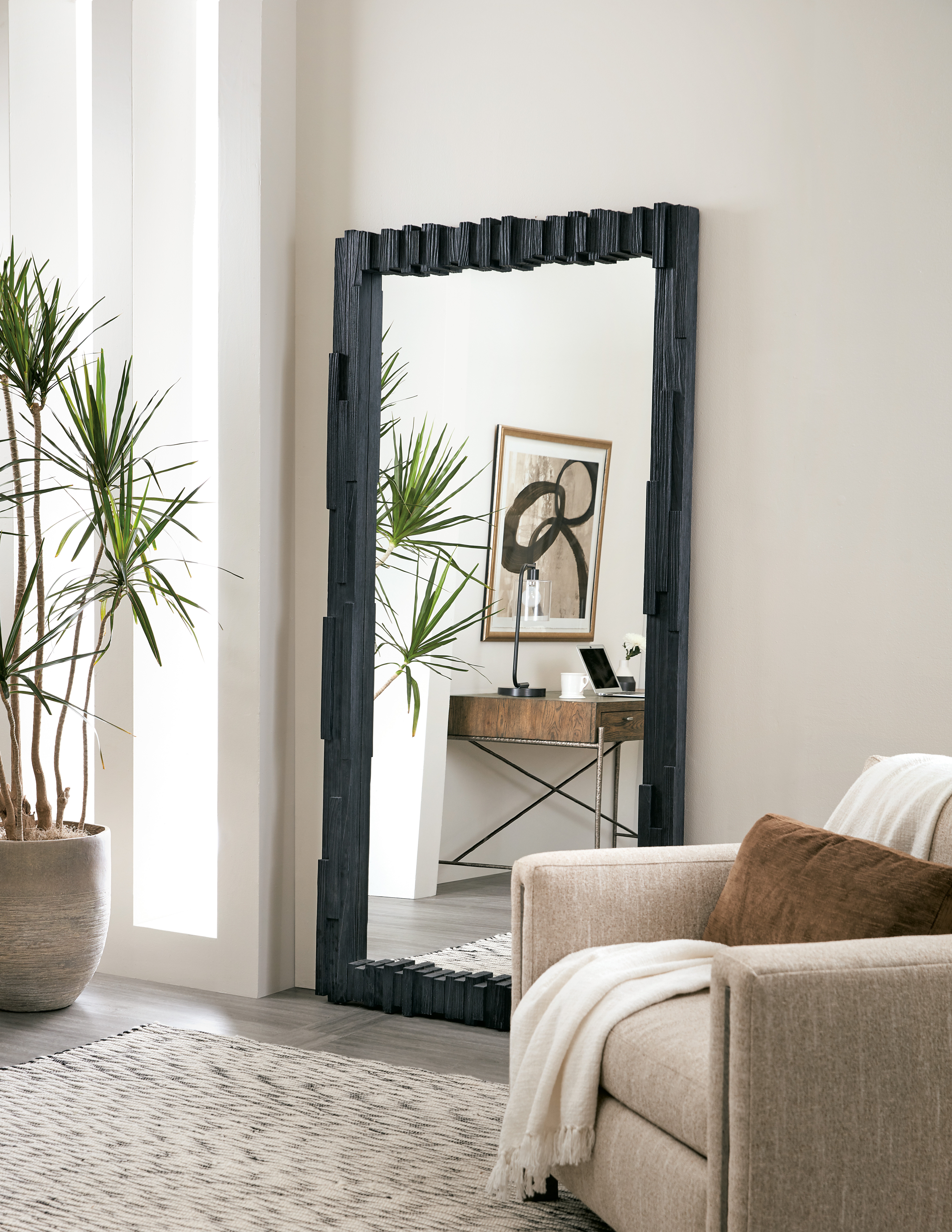 Hooker floor online mirror