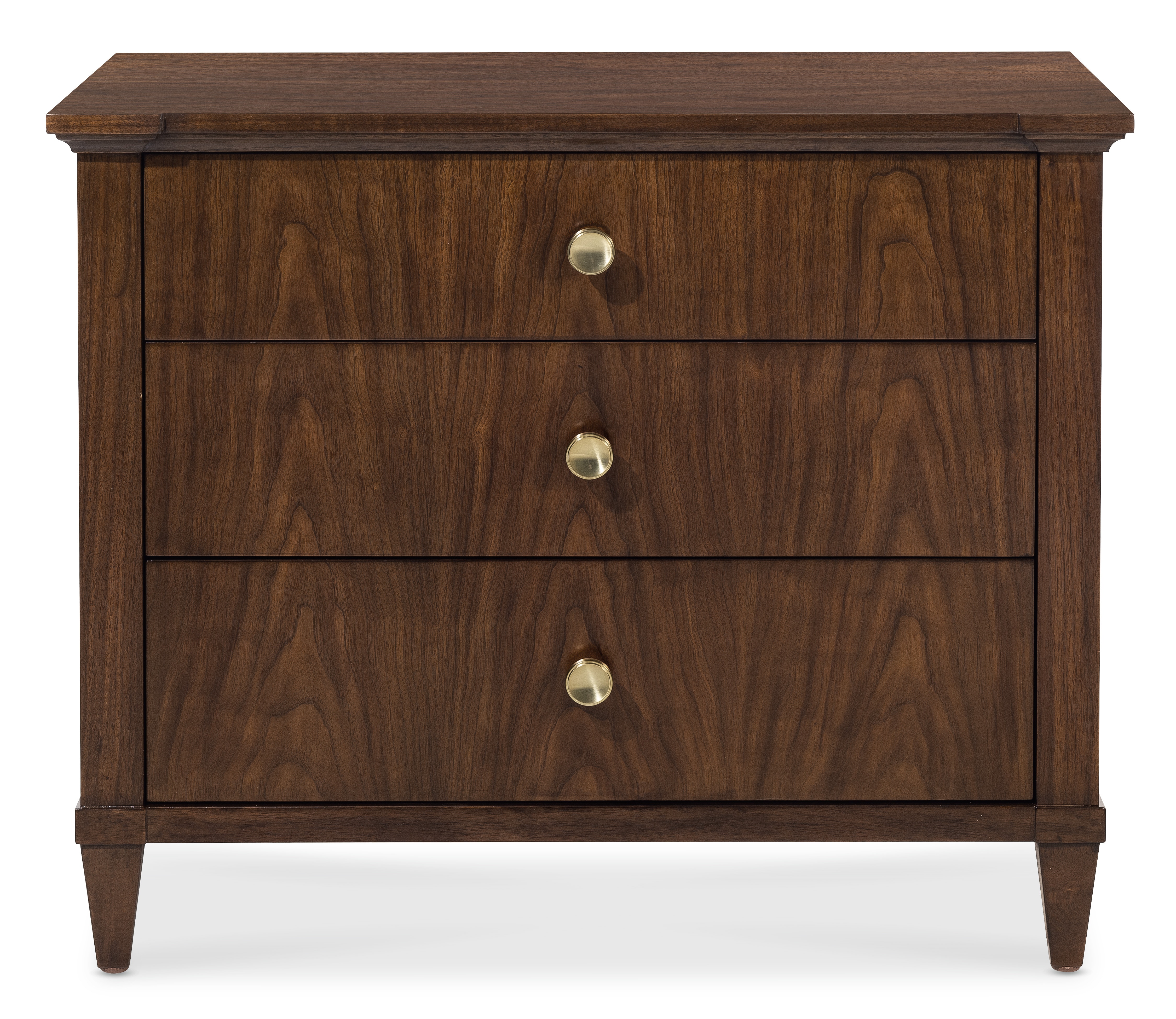 vintage an・an no.3 Hooker Furniture Bedroom Archives Three-Drawer Nightstand