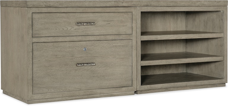 Hooker Furniture Linville Falls Linville Falls Credenza - 72in Top-Lateral File and Open 6150-10909-85